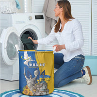Ukraine Independence Day Laundry Basket Tryzub Heritage Freedom Pride