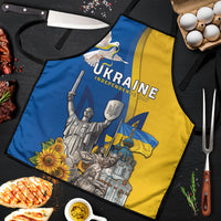Ukraine Independence Day Apron Tryzub Heritage Freedom Pride