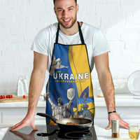 Ukraine Independence Day Apron Tryzub Heritage Freedom Pride
