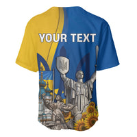 Personalized Ukraine Independence Day Baseball Jersey Tryzub Heritage Freedom Pride