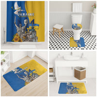 Ukraine Independence Day Bathroom Set Tryzub Heritage Freedom Pride