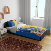 Ukraine Independence Day Bedding Set Tryzub Heritage Freedom Pride