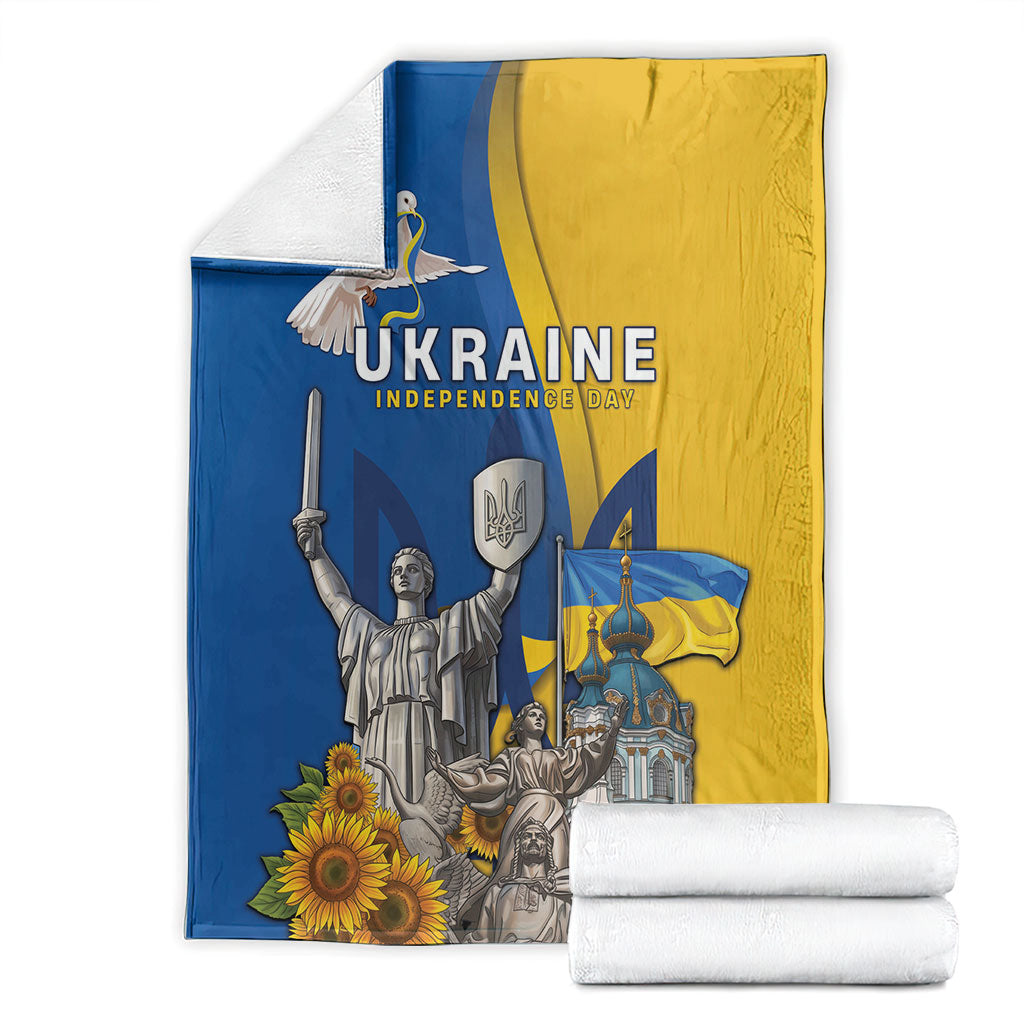 Ukraine Independence Day Blanket Tryzub Heritage Freedom Pride