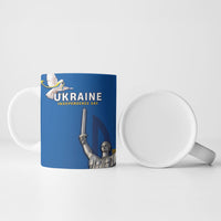 Personalized Ukraine Independence Day Ceramic Mug Tryzub Heritage Freedom Pride