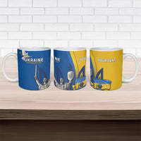 Personalized Ukraine Independence Day Ceramic Mug Tryzub Heritage Freedom Pride