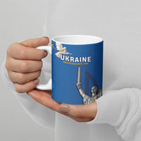Personalized Ukraine Independence Day Ceramic Mug Tryzub Heritage Freedom Pride