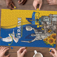 Ukraine Independence Day Puzzle Tryzub Heritage Freedom Pride