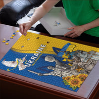 Ukraine Independence Day Puzzle Tryzub Heritage Freedom Pride