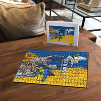 Ukraine Independence Day Puzzle Tryzub Heritage Freedom Pride
