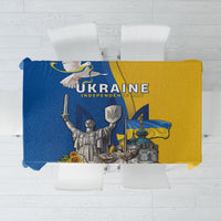 Ukraine Independence Day Tablecloth Tryzub Heritage Freedom Pride
