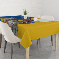 Ukraine Independence Day Tablecloth Tryzub Heritage Freedom Pride