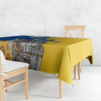 Ukraine Independence Day Tablecloth Tryzub Heritage Freedom Pride