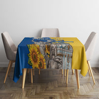 Ukraine Independence Day Tablecloth Tryzub Heritage Freedom Pride