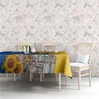 Ukraine Independence Day Tablecloth Tryzub Heritage Freedom Pride