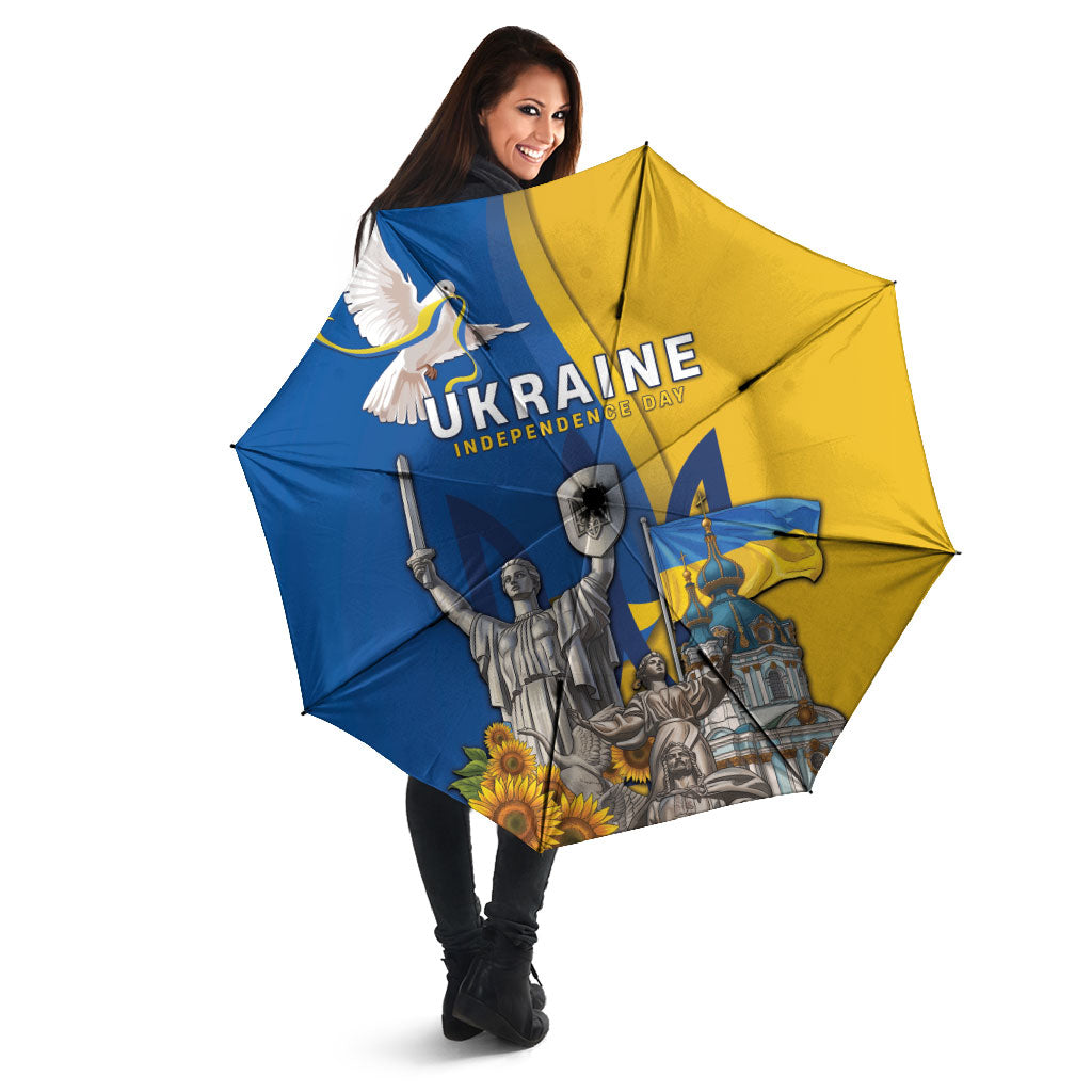 Ukraine Independence Day Umbrella Tryzub Heritage Freedom Pride