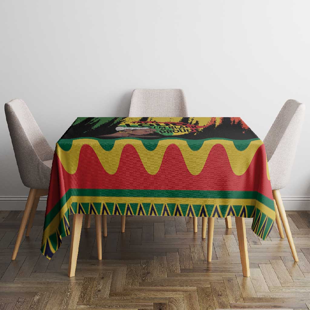 Black History Dreadlocks Map Tablecloth Say It Loud I’m Black and I’m Proud - Wonder Print Shop
