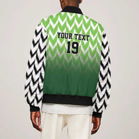 Custom Nigeria Football Bomber Jacket The Super Eagles Rise