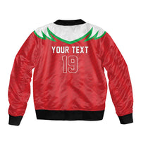 Custom Rugby Wales Bomber Jacket Y Ddraig Goch Mascot Design