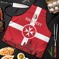 Personalized Malta Independence Day Apron Maltese Cross Heritage Pride