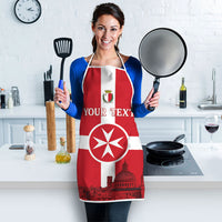 Personalized Malta Independence Day Apron Maltese Cross Heritage Pride