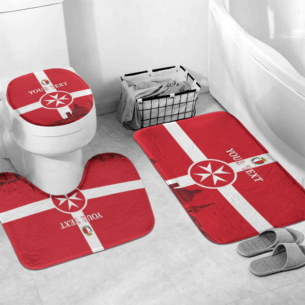 Personalized Malta Independence Day Bathroom Set Maltese Cross Heritage Pride