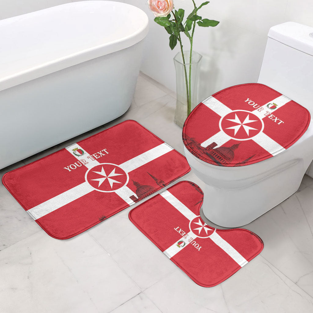 Personalized Malta Independence Day Bathroom Set Maltese Cross Heritage Pride