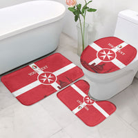 Personalized Malta Independence Day Bathroom Set Maltese Cross Heritage Pride