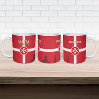 Personalized Malta Independence Day Ceramic Mug Maltese Cross Heritage Pride