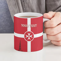 Personalized Malta Independence Day Ceramic Mug Maltese Cross Heritage Pride