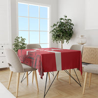 Personalized Malta Independence Day Tablecloth Maltese Cross Heritage Pride