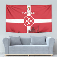 Personalized Malta Independence Day Tapestry Maltese Cross Heritage Pride