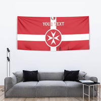 Personalized Malta Independence Day Tapestry Maltese Cross Heritage Pride