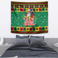 Jamaica Christmas Tapestry Reggae Santa with Dreadlocks Design - Wonder Print Shop