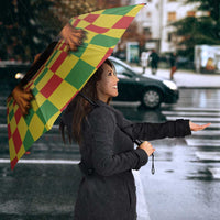 Jamaica Reggae Lion Umbrella Reggae Optical 3D Illusion - Wonder Print Shop