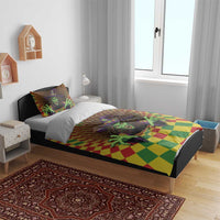 Jamaica Reggae Witch Bedding Set Reggae Optical 3D Illusion - Wonder Print Shop