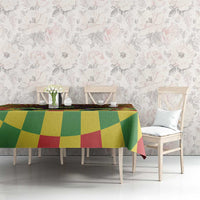 Jamaica Reggae Witch Tablecloth Reggae Optical 3D Illusion - Wonder Print Shop