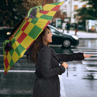 Jamaica Reggae Witch Umbrella Reggae Optical 3D Illusion - Wonder Print Shop