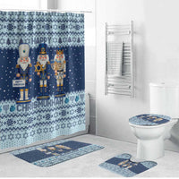 Chrismukkah Nutcracker Bathroom Set Funny Hanukkah Xmas Style - Wonder Print Shop