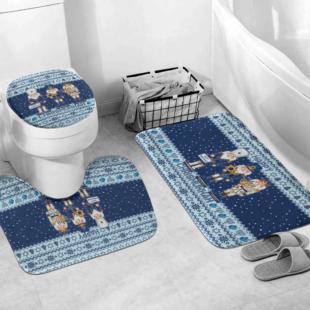 Chrismukkah Nutcracker Bathroom Set Funny Hanukkah Xmas Style - Wonder Print Shop