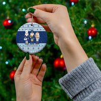 Chrismukkah Nutcracker Ceramic Ornament Funny Hanukkah Xmas Style - Wonder Print Shop