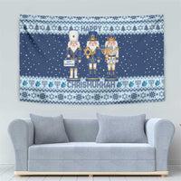 Chrismukkah Nutcracker Tapestry Funny Hanukkah Xmas Style - Wonder Print Shop