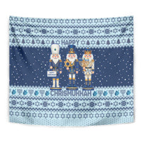 Chrismukkah Nutcracker Tapestry Funny Hanukkah Xmas Style - Wonder Print Shop