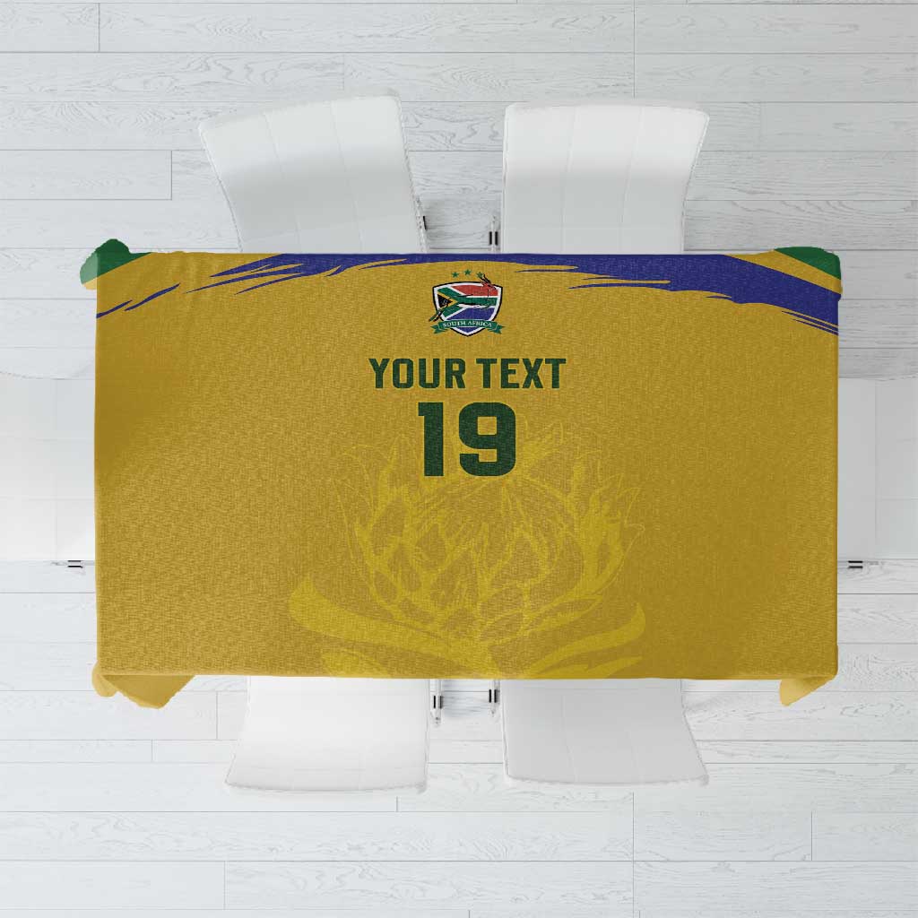 Custom South Africa Football Tablecloth Road To Champions Dream - Wonder Print Shop