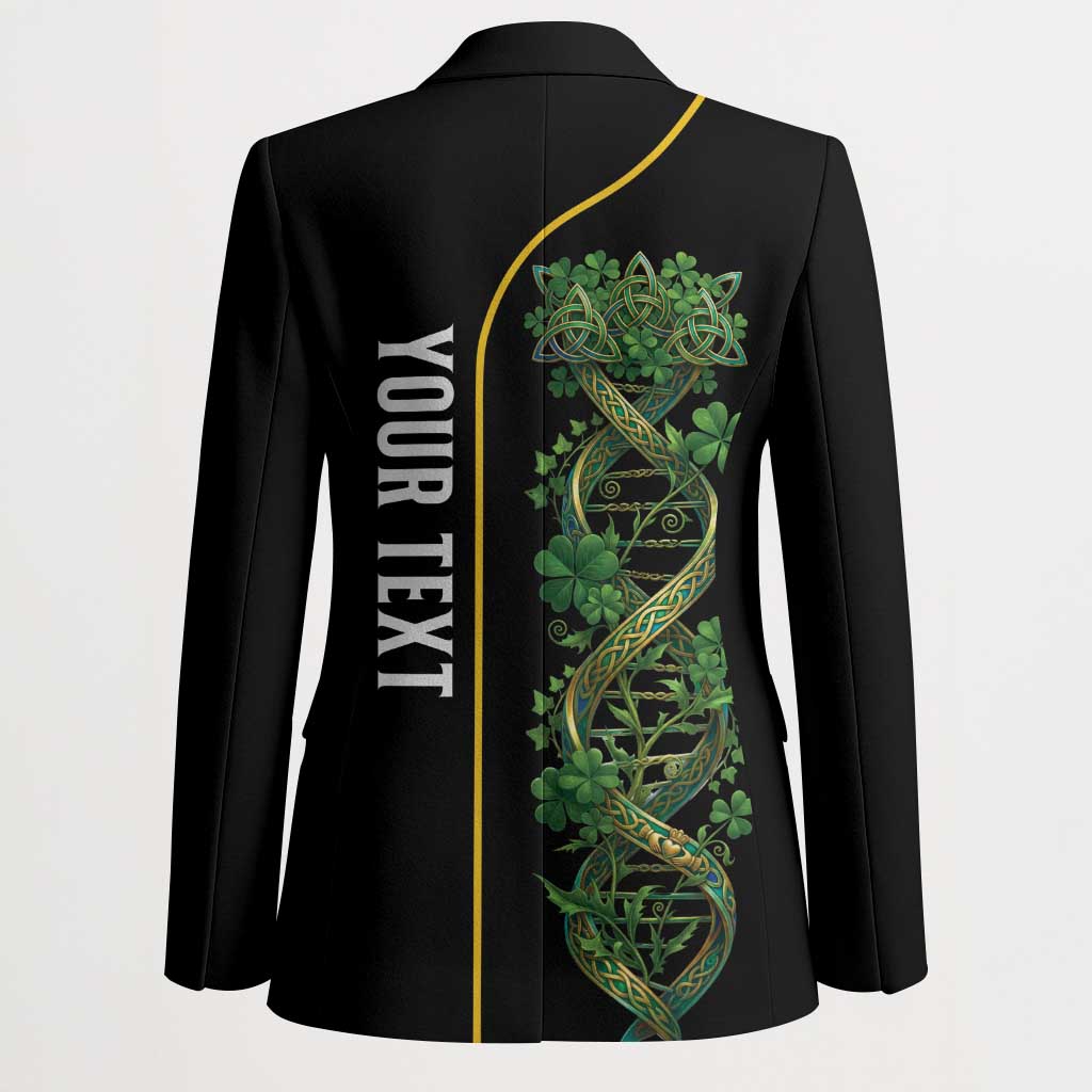 Personalized Irish Shamrock DNA Blazer It's In My DNA Pride Art