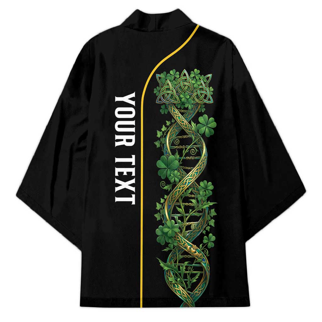 Personalized Irish Shamrock DNA Kimono It's In My DNA Pride Art