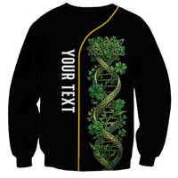 Personalized Irish Shamrock DNA Sweatshirt It's In My DNA Pride Art