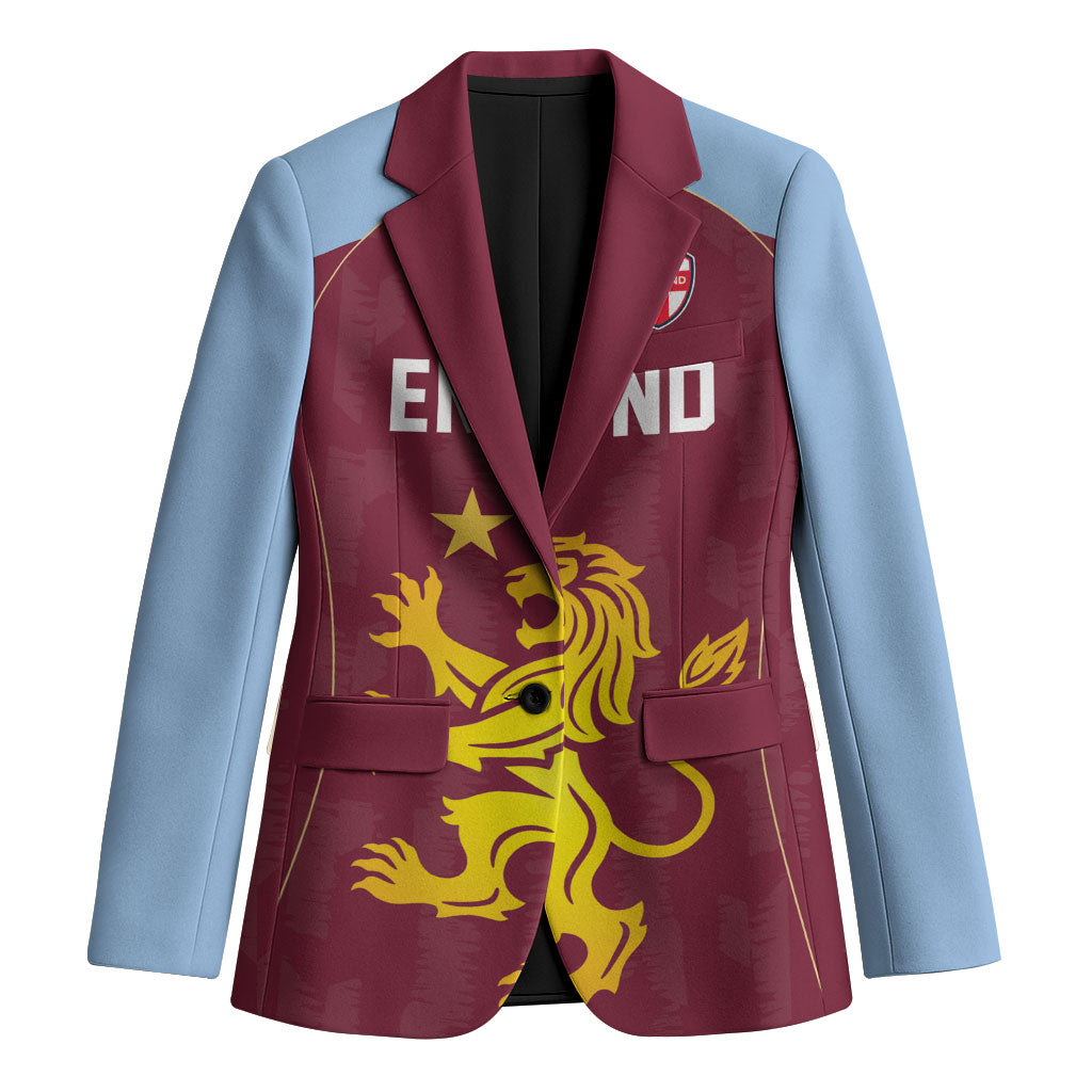 Custom England European Football Champions Blazer The Villans Rampant Lion Pride