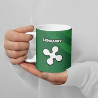 Italy Lombardy Ceramic Mug Map With Flag Style - Wonder Print Shop