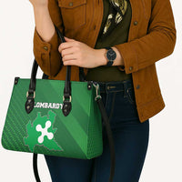 Italy Lombardy Leather Bag Map With Flag Style - Wonder Print Shop