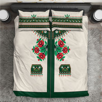 Polish Highlander Folk Costume Bedding Set Podhale Heritage Floral Style